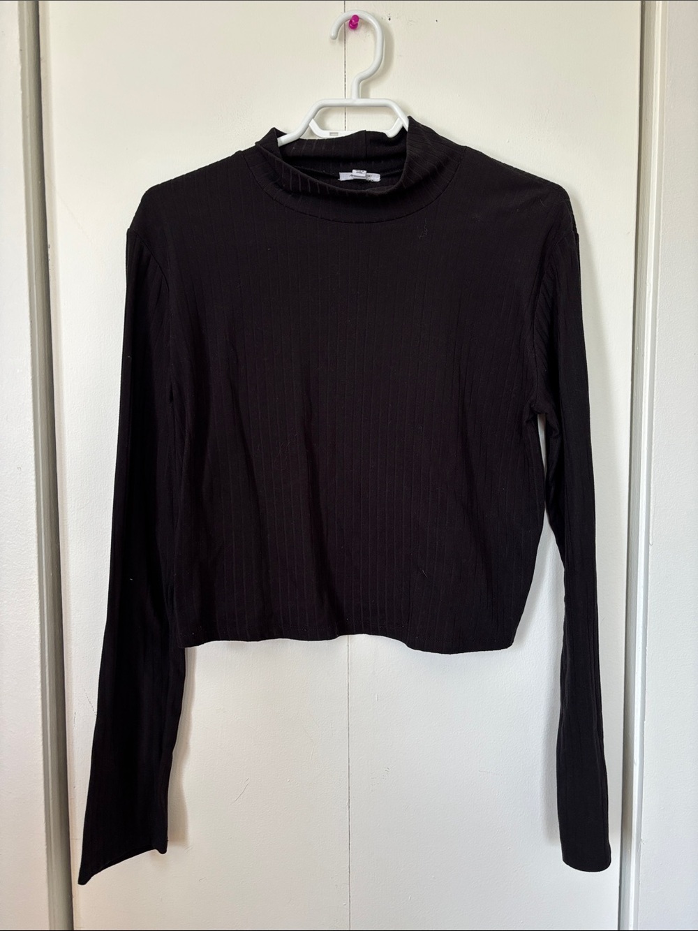 🎉4/30$🎉 Ardene Black Ribbed Long Sleeve Mock Neck Top